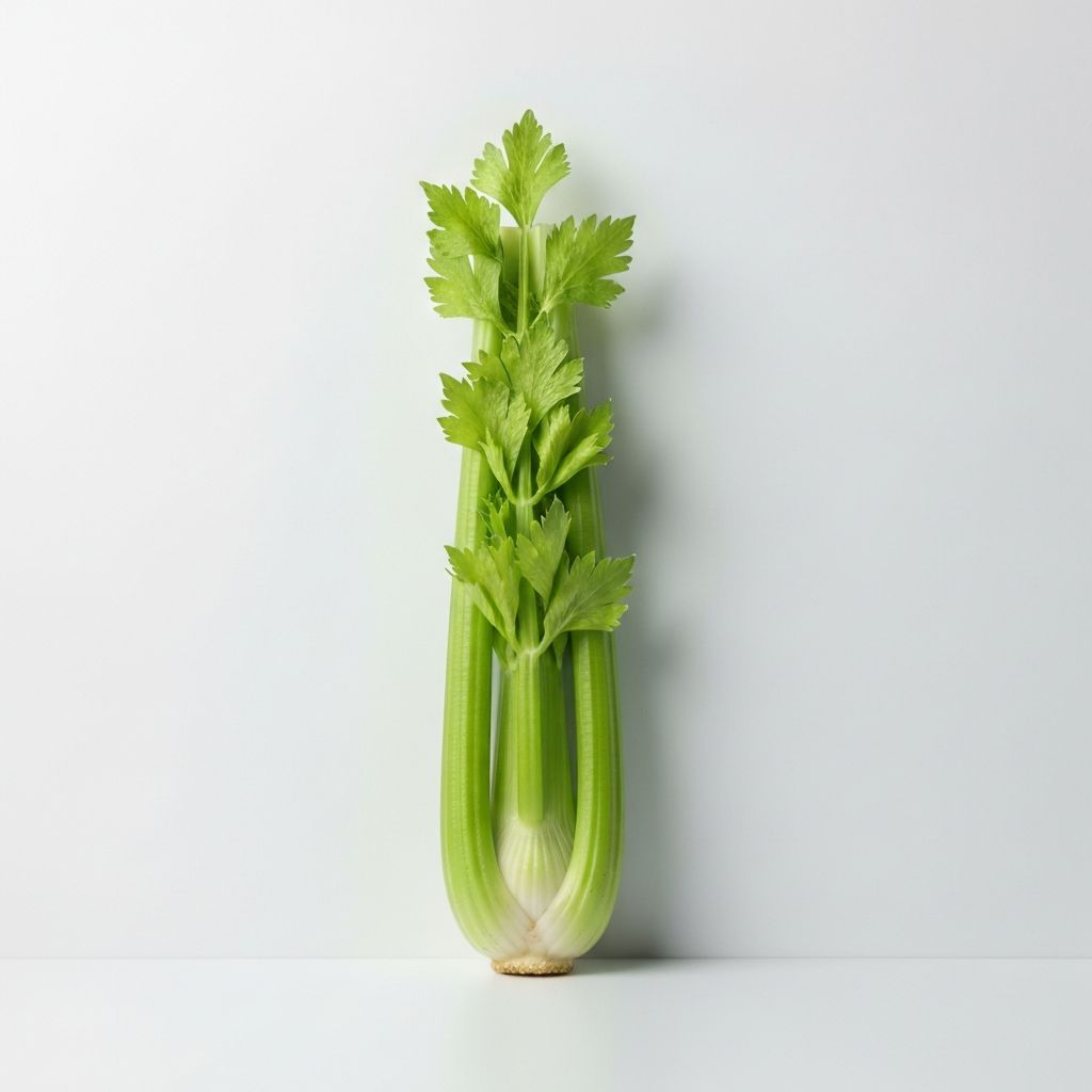 Fresh celery stalk